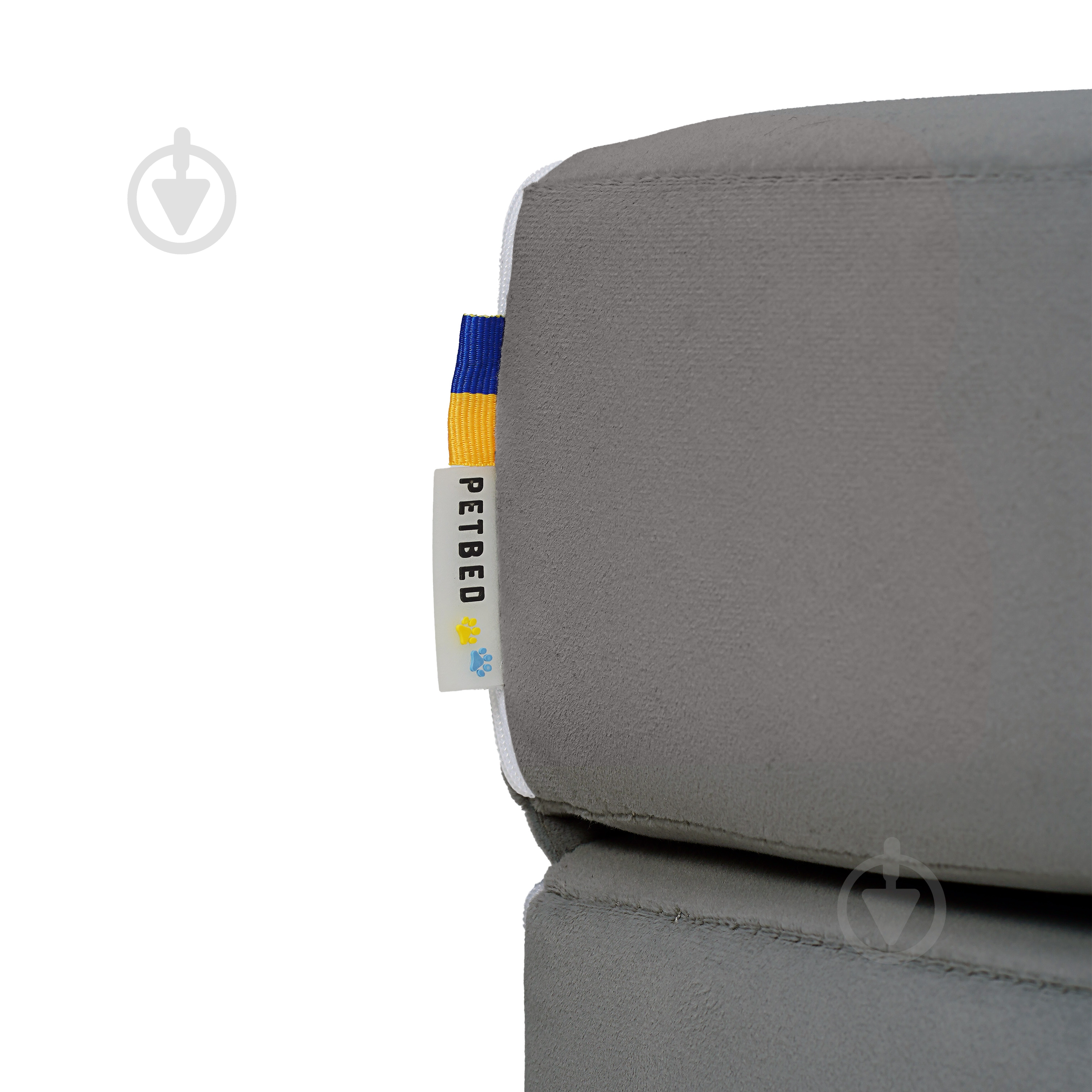 Сходинки м'які PETBED 66х42 см h-36 см велюр темно-сірий - фото 10 Сходинки м'які PETBED 66х42 см h-36 см велюр темно-сірий - фото 10