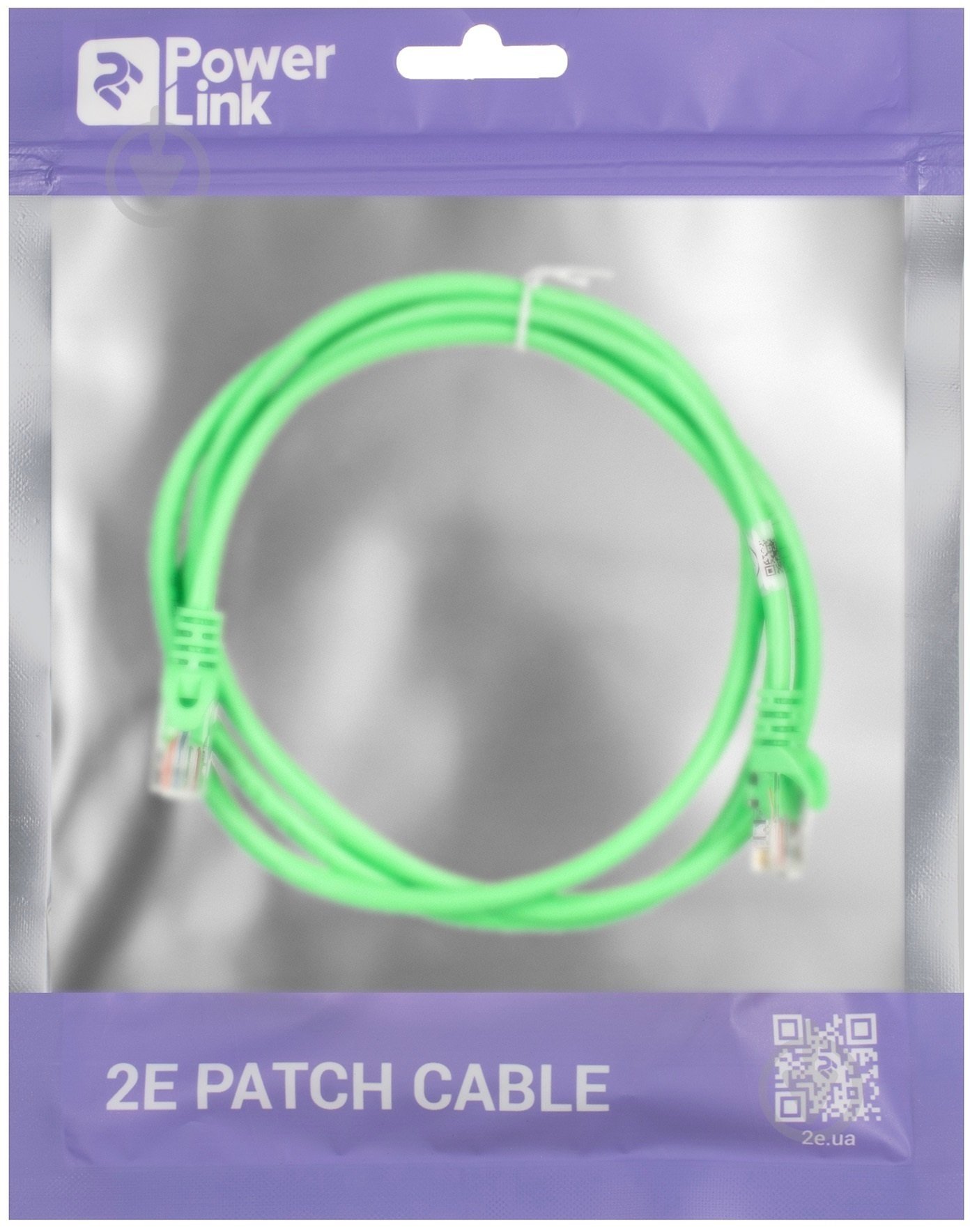 Патч-корд 2E PC5ECA - 150GRN Cat 5e / RJ45 / 26AWG 1,5 м зеленый - фото 3 Патч-корд 2E PC5ECA - 150GRN Cat 5e / RJ45 / 26AWG 1,5 м зеленый - фото 3