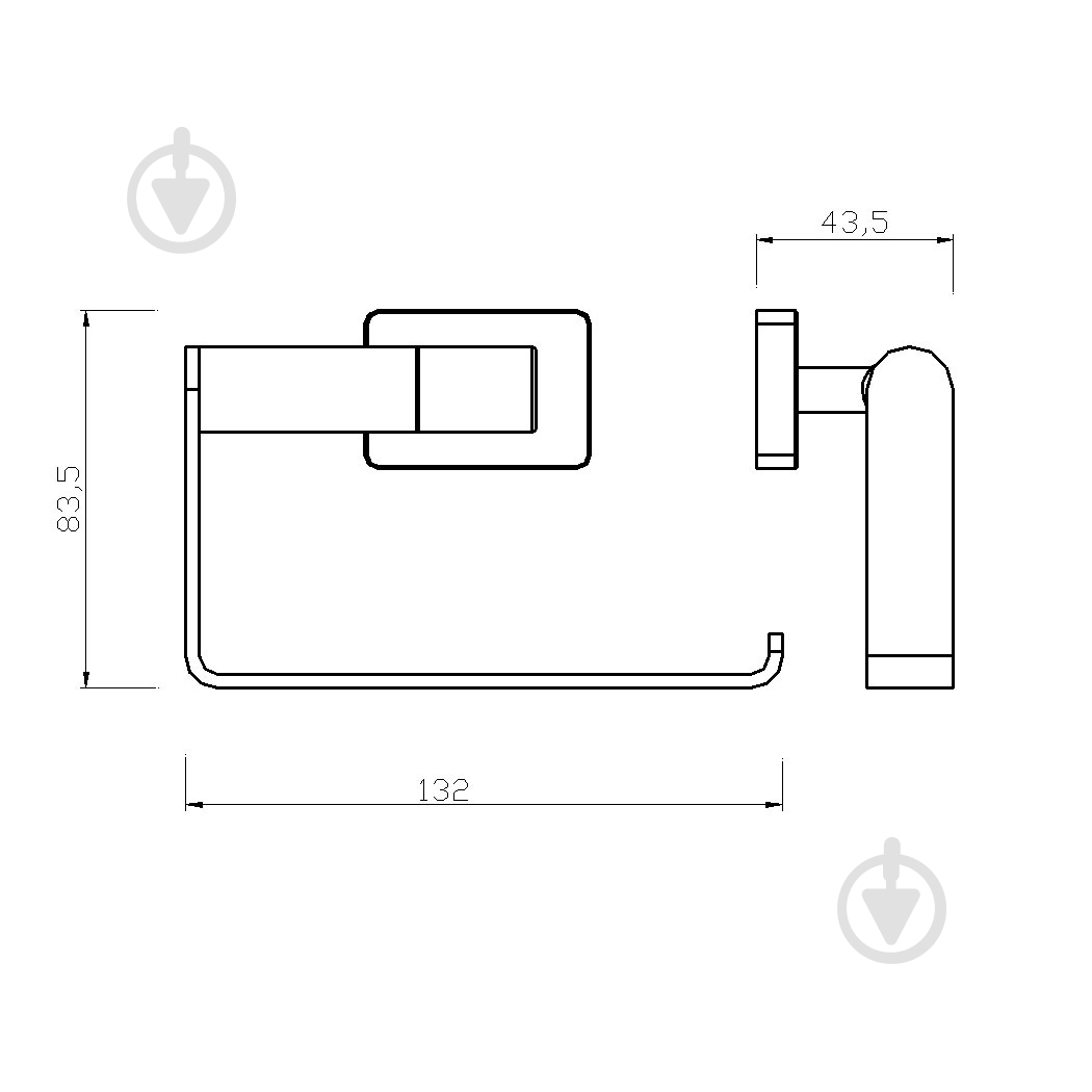 Держатель для туалетной бумаги Ferro GRETA AGR33 - фото 2