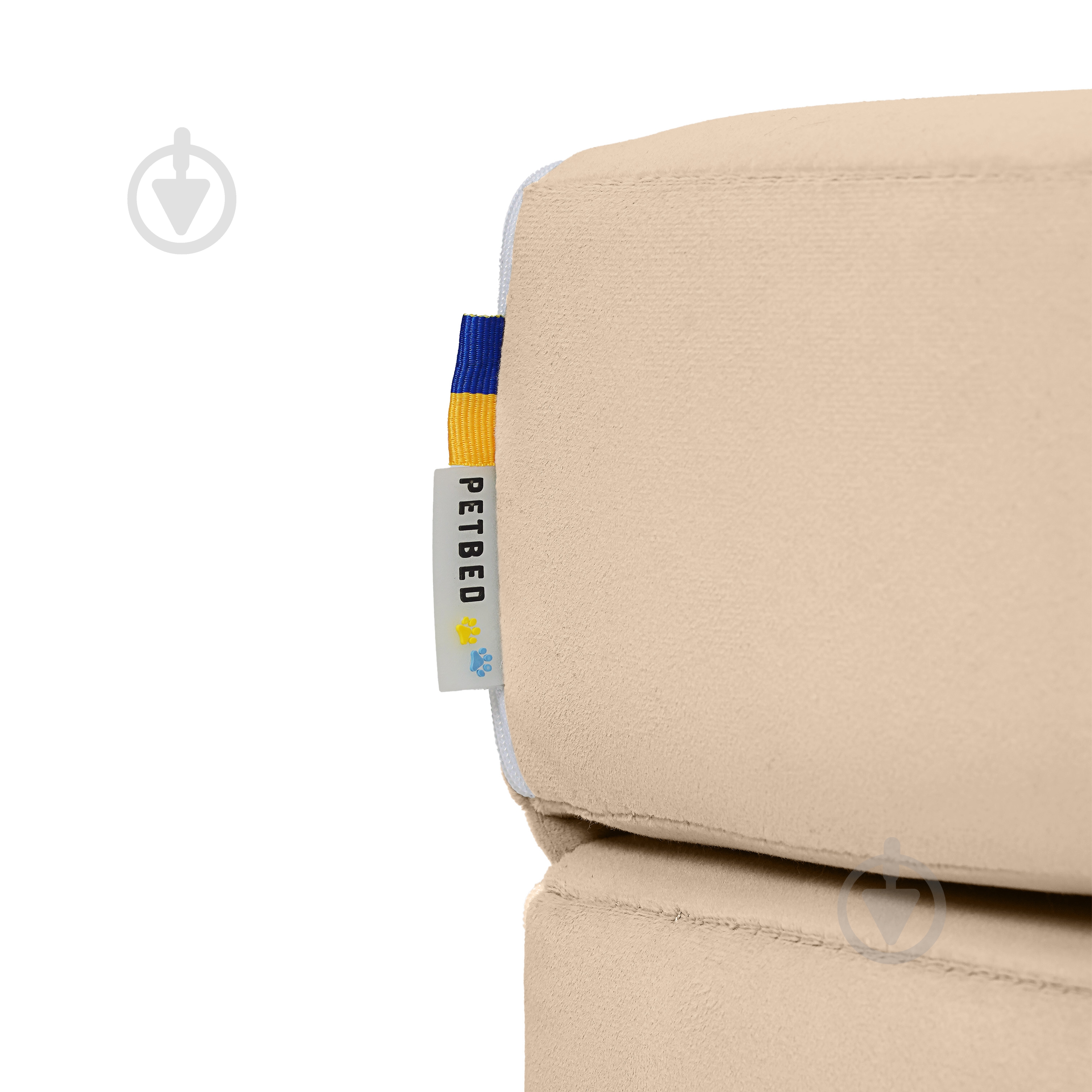 Ступени мягкие PETBED 44х42 см h-24 см велюр бежевый - фото 8 Ступени мягкие PETBED 44х42 см h-24 см велюр бежевый - фото 8