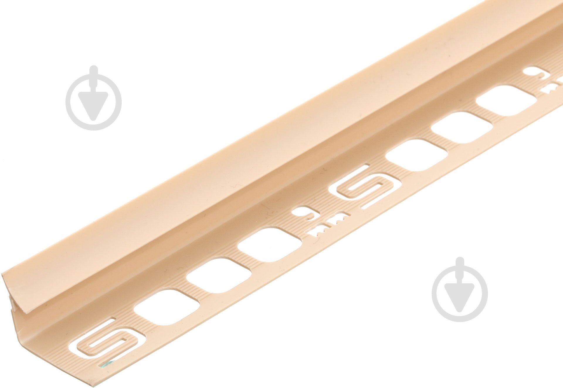 Уголок для плитки Salag внутренний 06 ПВХ 9 мм 2,5м светло-бежевый - фото 2 Уголок для плитки Salag внутренний 06 ПВХ 9 мм 2,5м светло-бежевый - фото 2