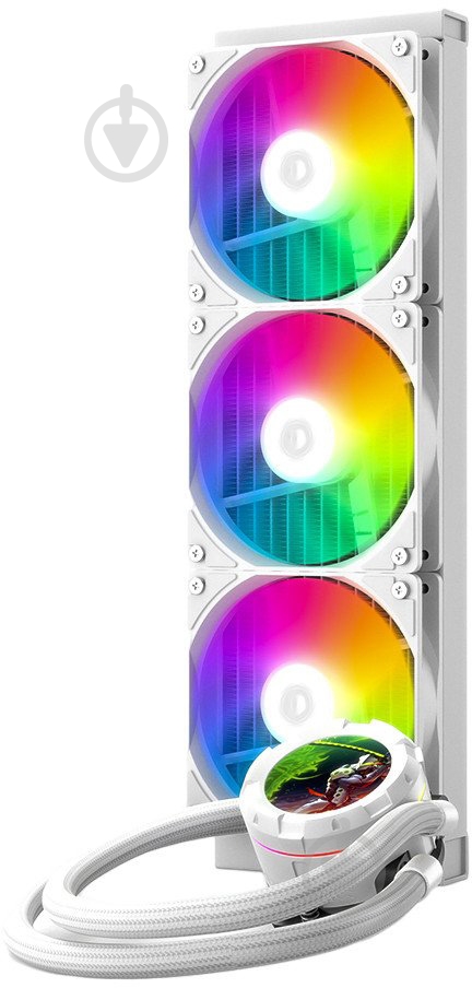 Система водяного охолодження ID-Cooling Space LCD SL360 XE White - фото 5 Система водяного охолодження ID-Cooling Space LCD SL360 XE White - фото 5