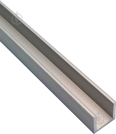 Швеллер алюминиевый 15x10x1,5 мм на метраж серебро - фото 1 Швеллер алюминиевый 15x10x1,5 мм на метраж серебро - фото 1