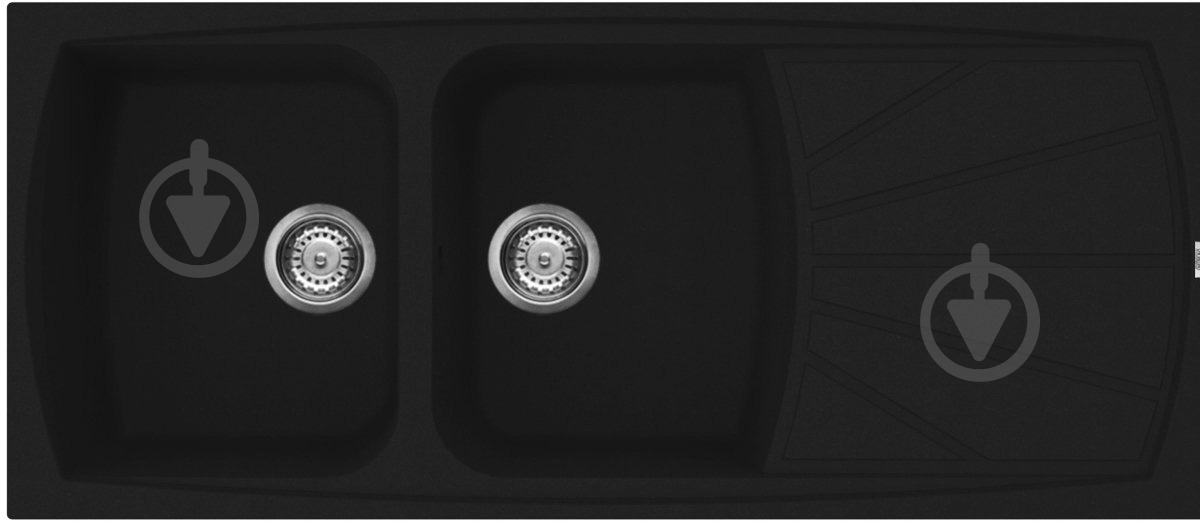 Мойка Living 500 full black - фото 1