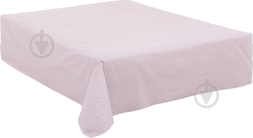 Простынь Basic горошек 240x220 см розовый La Nuit - фото 1