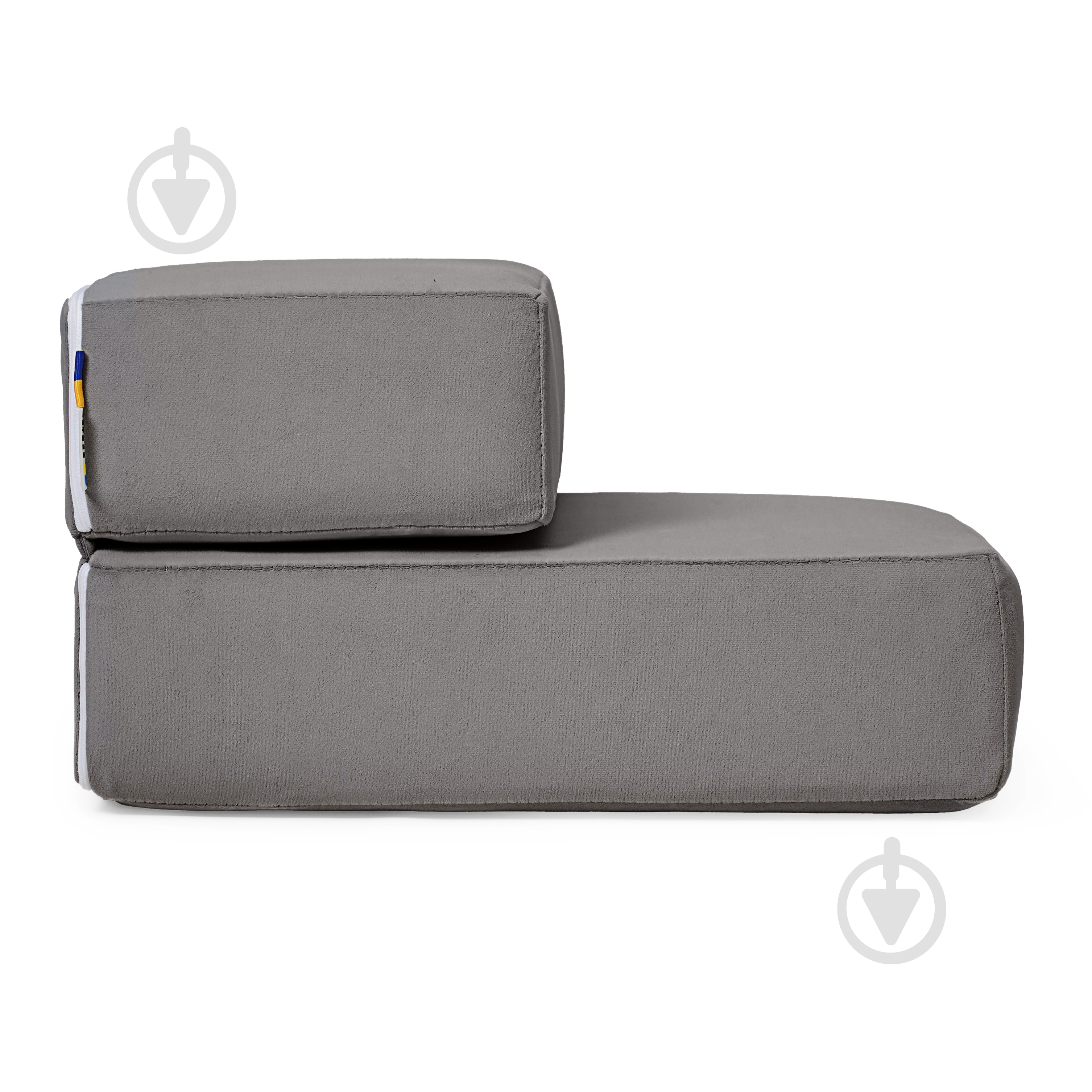 Ступени мягкие PETBED 44х42 см h-24 см велюр темно-серый - фото 5 Ступени мягкие PETBED 44х42 см h-24 см велюр темно-серый - фото 5