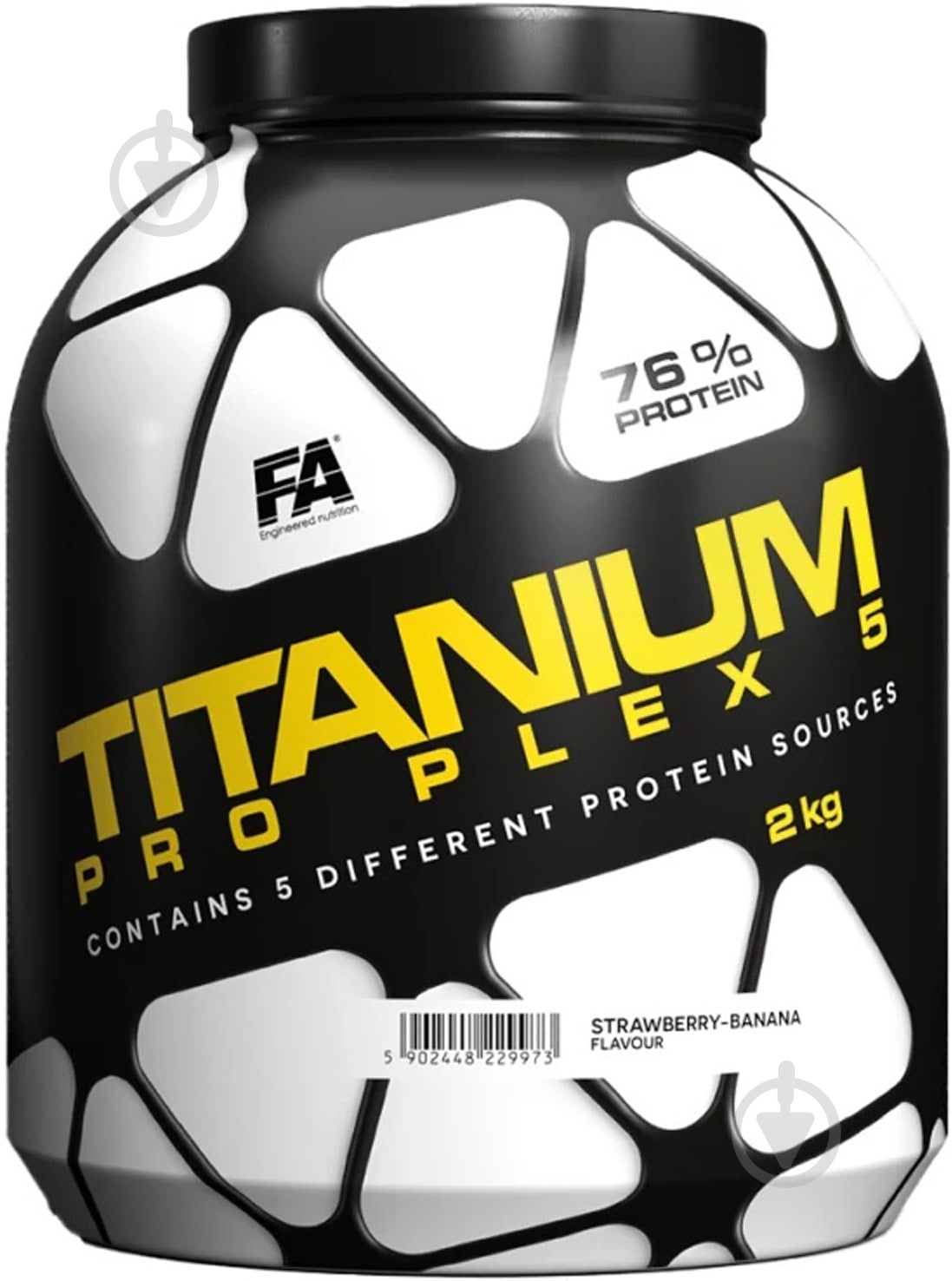 Протеин Fitness Authority Titanium Pro Plex полуниця 2 кг - фото 1