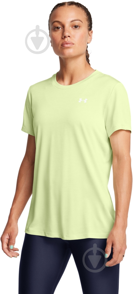 Футболка Under Armour TECH SSC- TWIST 1384230-383 р.M зелений - фото 1