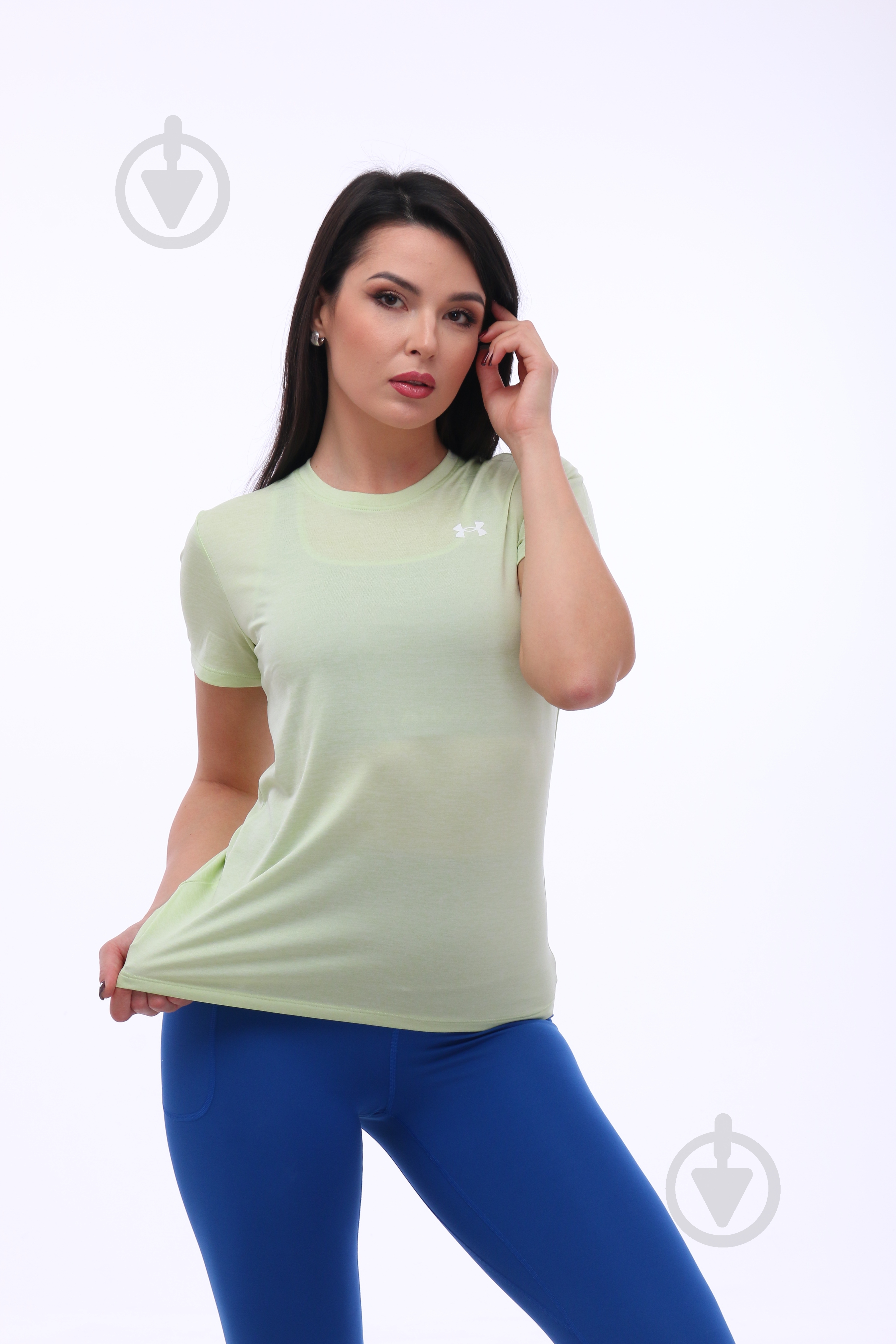 Футболка Under Armour TECH SSC- TWIST 1384230-383 р.M зелений - фото 3