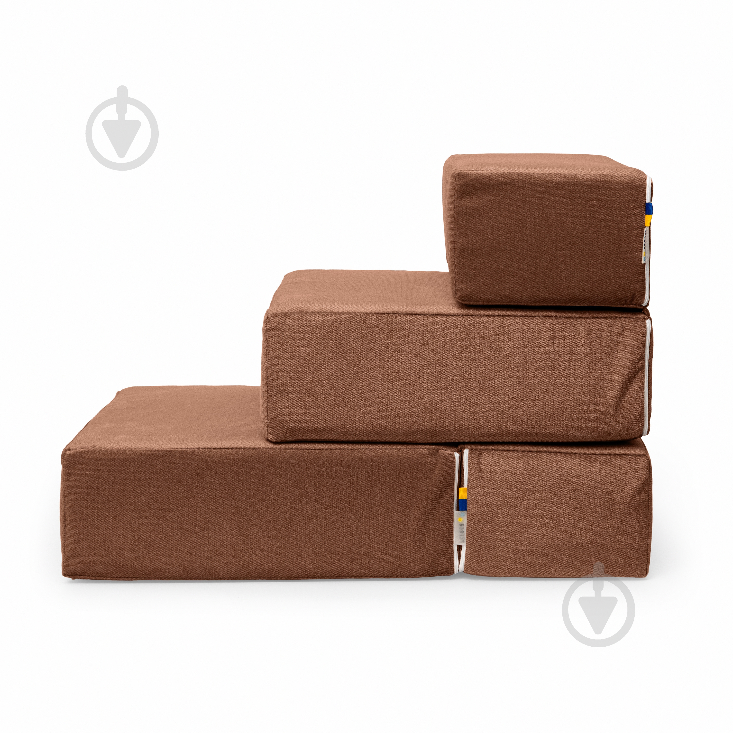 Сходинки м'які PETBED 66х42 см h-45 см велюр коричневий - фото 4 Сходинки м'які PETBED 66х42 см h-45 см велюр коричневий - фото 4