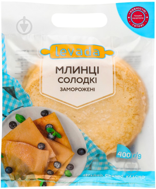Блинчики замороженные ТМ Левада сладкие 400 г - фото 1 Блинчики замороженные ТМ Левада сладкие 400 г - фото 1