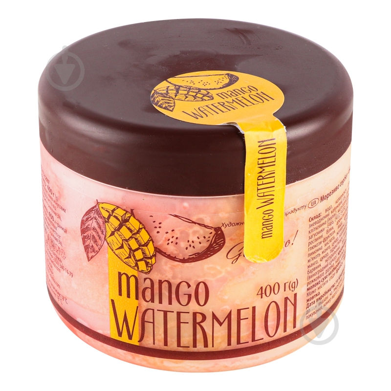 Мороженое ТМ Gelamo Mango Watermelon 400 г - фото 2 Мороженое ТМ Gelamo Mango Watermelon 400 г - фото 2