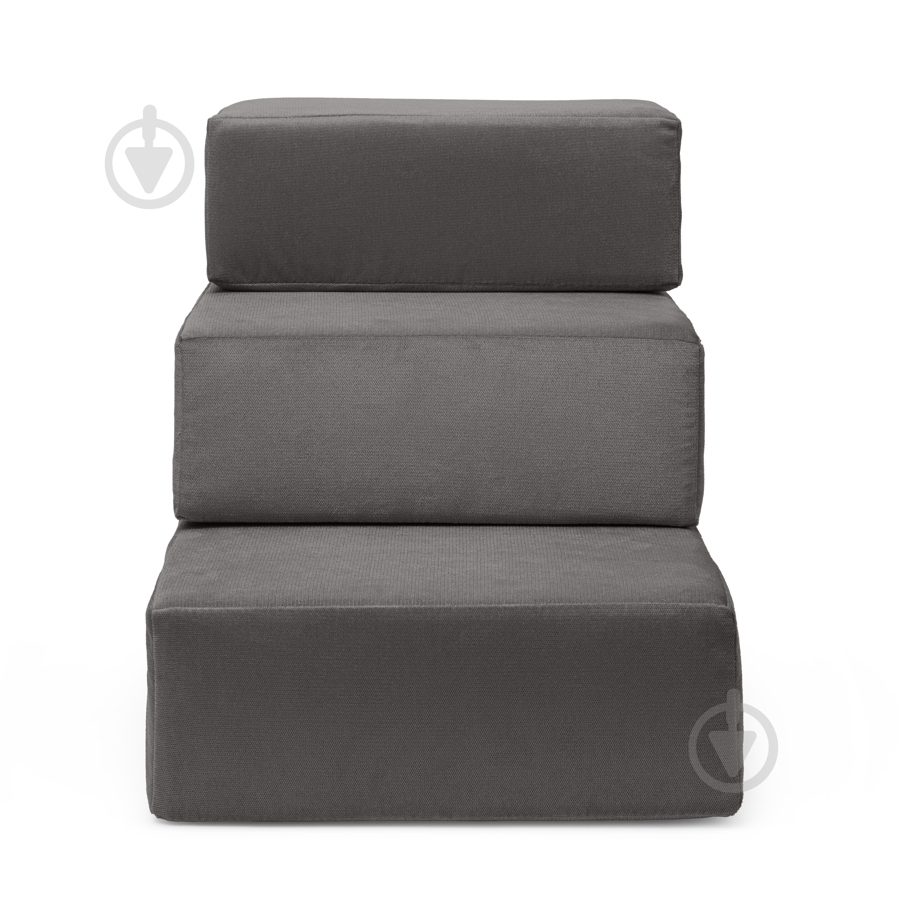 Ступени мягкие PETBED 66х42 см h-45 см велюр темно-серый - фото 5 Ступени мягкие PETBED 66х42 см h-45 см велюр темно-серый - фото 5