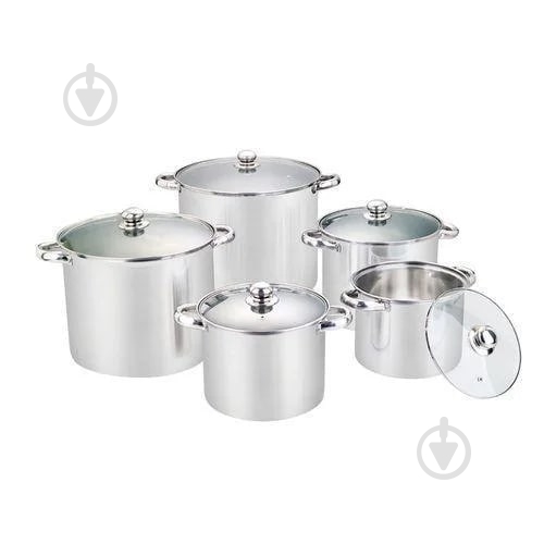 Набор кастрюль Supretto 10 предметов (5697) - фото 1