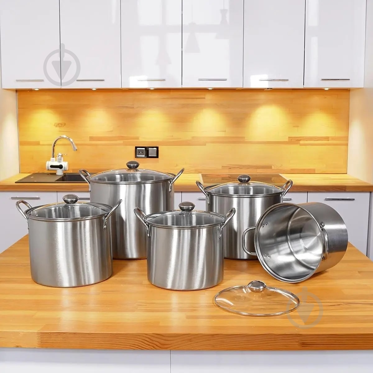 Набор кастрюль Supretto 10 предметов (5697) - фото 2