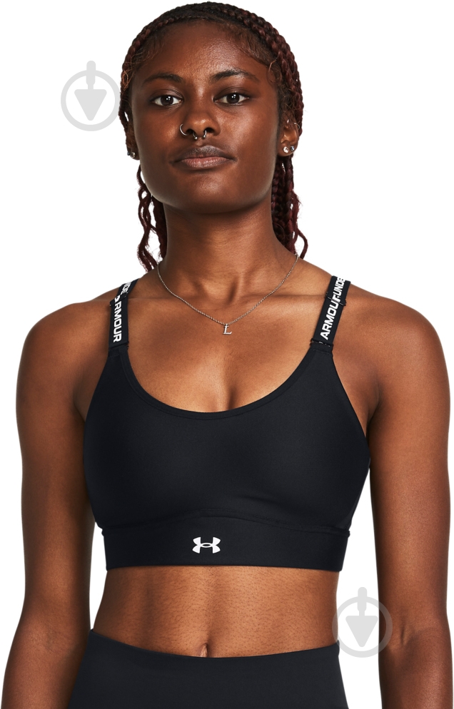 Бра Under Armour UA INFINITY MID 2.0 BRA 1384123-001 р.L-A/C чорний - фото 1