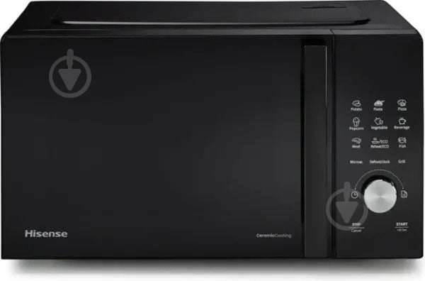 Мікрохвильова піч Hisense H20MOBSD1H (MO20XYZ) Black - фото 2