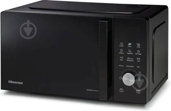 Мікрохвильова піч Hisense H20MOBSD1H (MO20XYZ) Black - фото 3