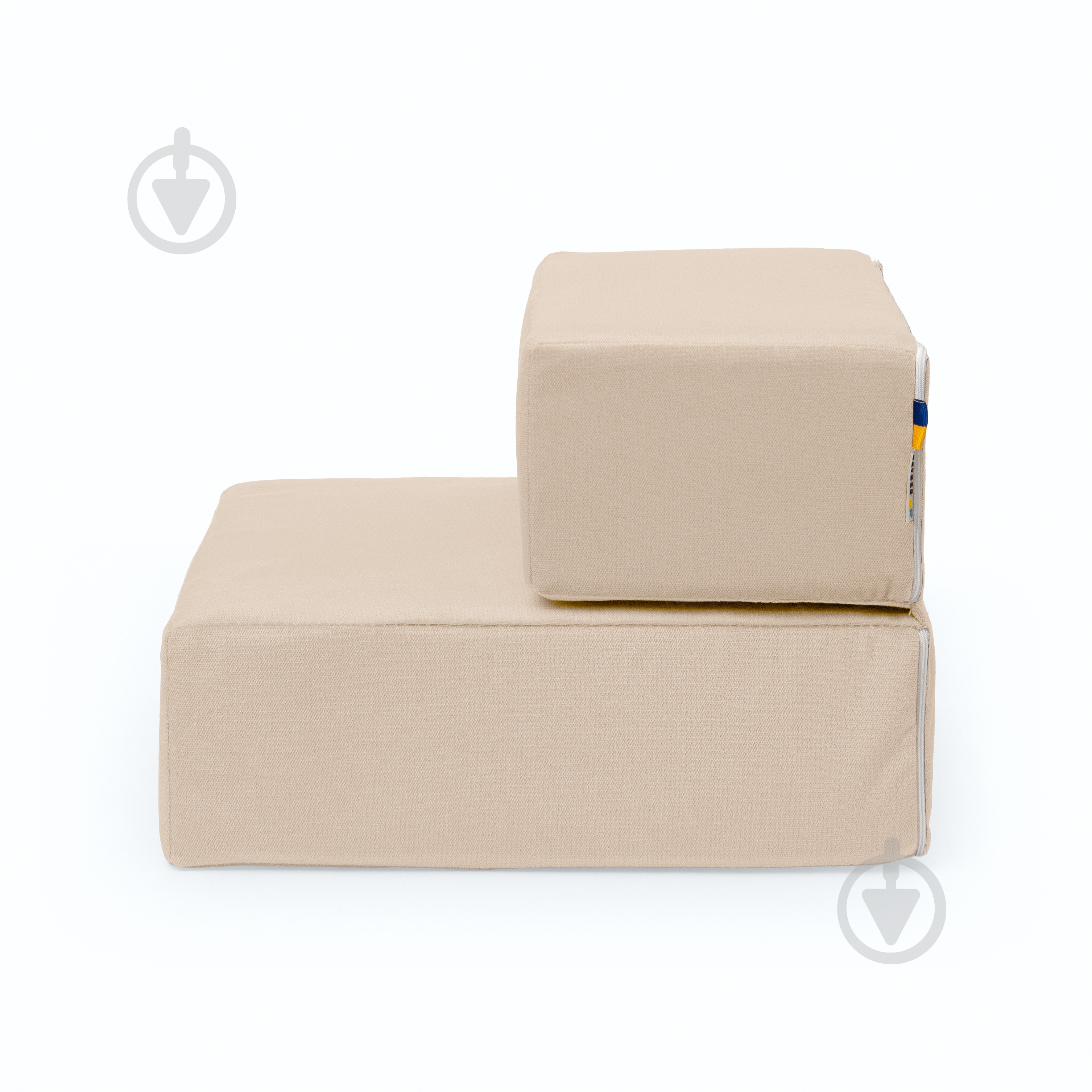 Ступени мягкие PETBED 44х42 см h-30 см велюр бежевый - фото 5 Ступени мягкие PETBED 44х42 см h-30 см велюр бежевый - фото 5