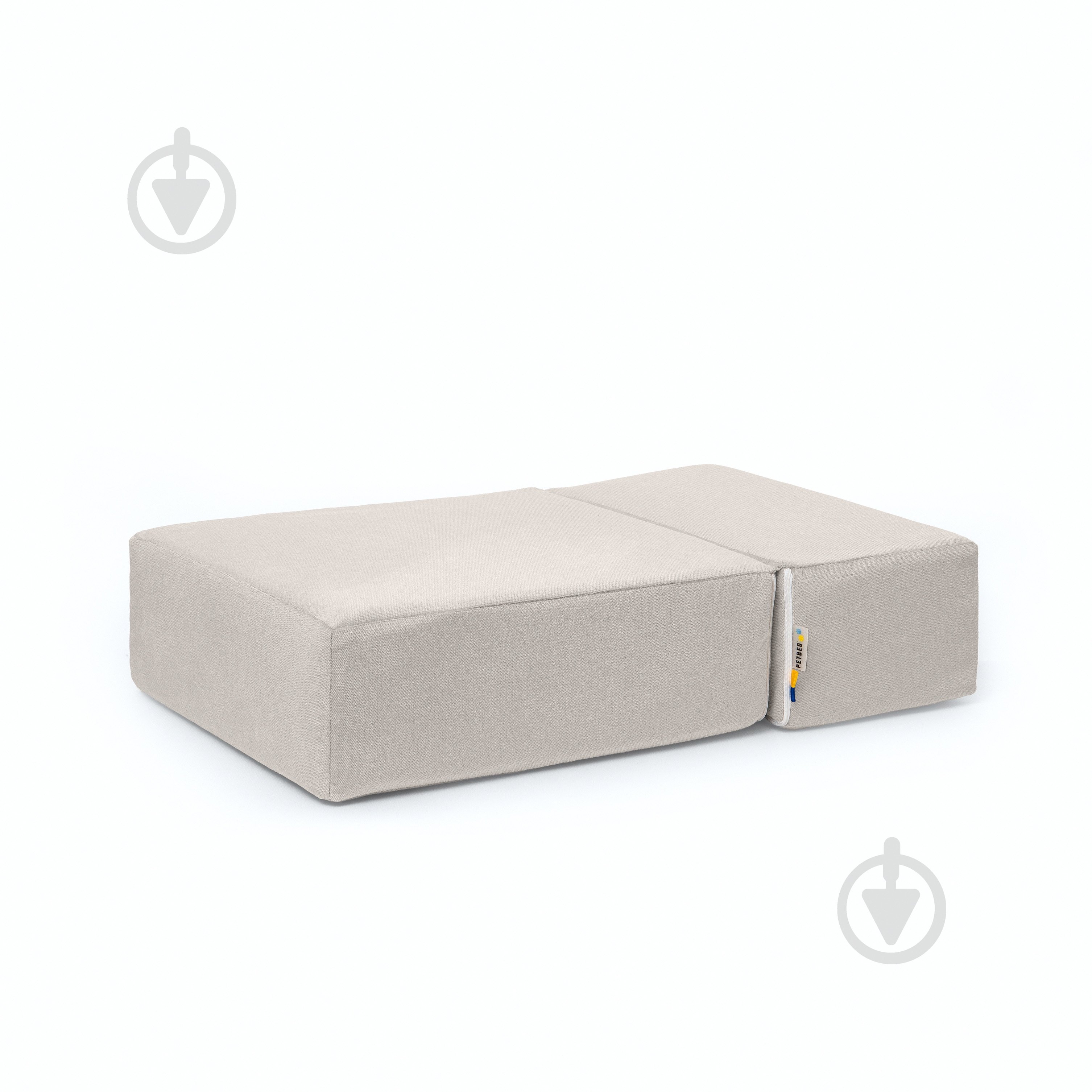 Сходинки м'які PETBED 44х42 см h-30 см велюр сірий - фото 3