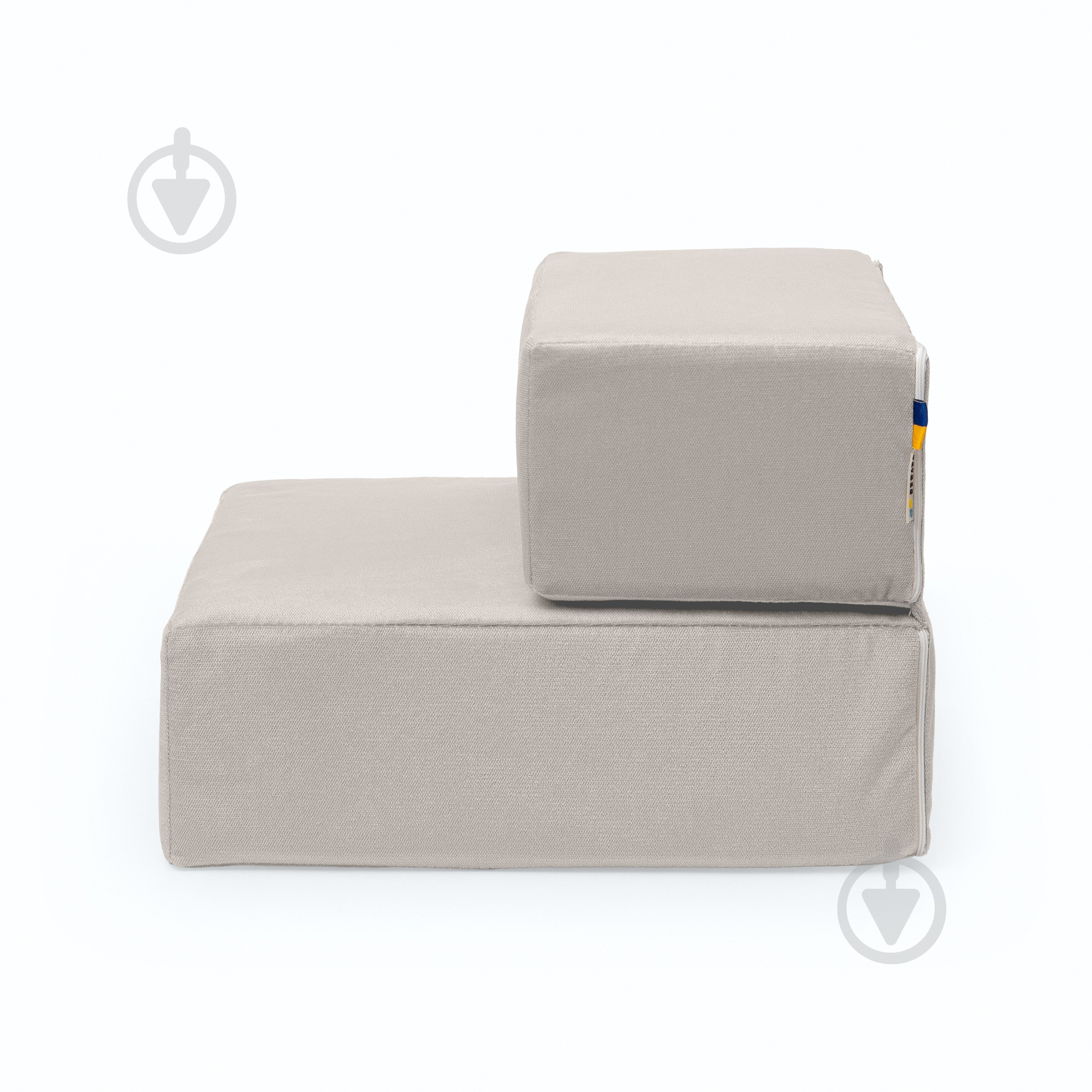 Сходинки м'які PETBED 44х42 см h-30 см велюр сірий - фото 5