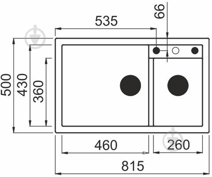Мойка Q 440 on top aluminium 79 - фото 2