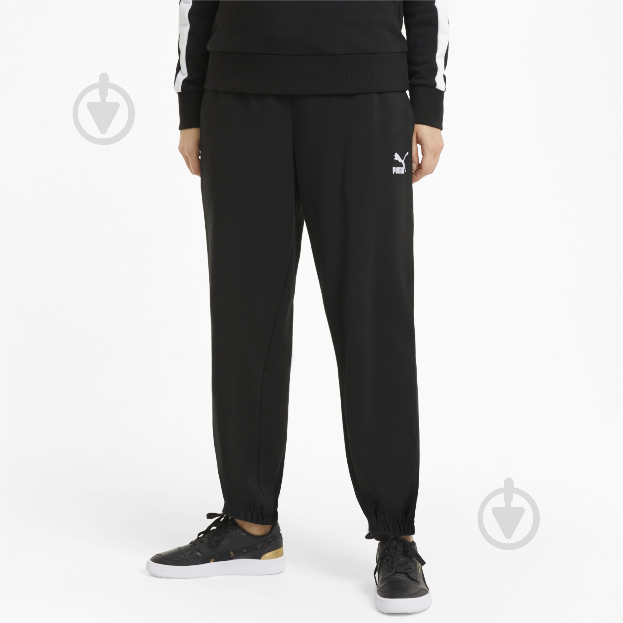 Брюки Puma Classics Relaxed Jogger 53041601 р. S черный - фото 3