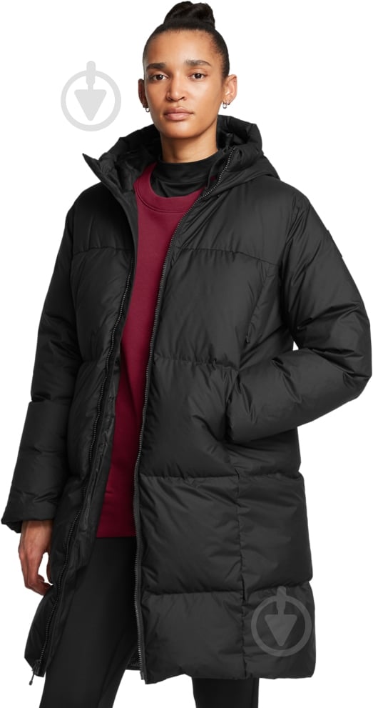 Куртка-парка жіноча зимова Under Armour LIMITLESS DOWN PUFFER PARKA 1384649-001 р.L чорна - фото 1