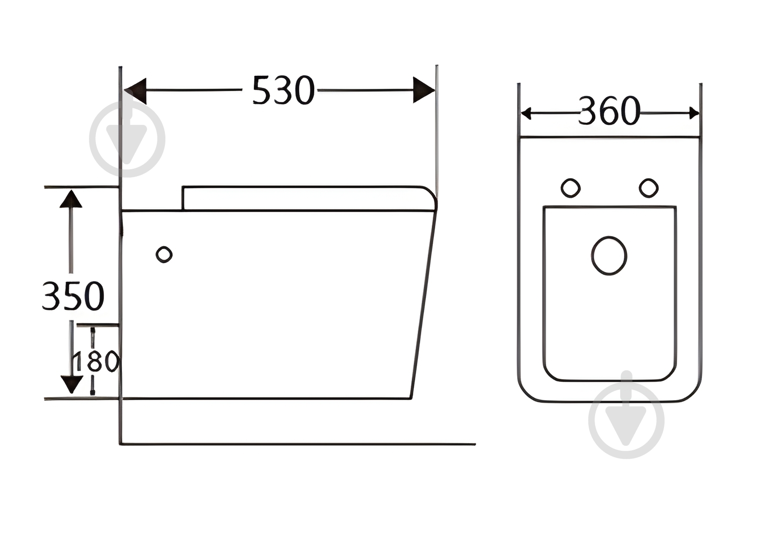 Унитаз подвесной ALDO CERAMICA Lorenzo с сиденьем Soft Close дюропласт, Ultra Flush - фото 2 Унитаз подвесной ALDO CERAMICA Lorenzo с сиденьем Soft Close дюропласт, Ultra Flush - фото 2
