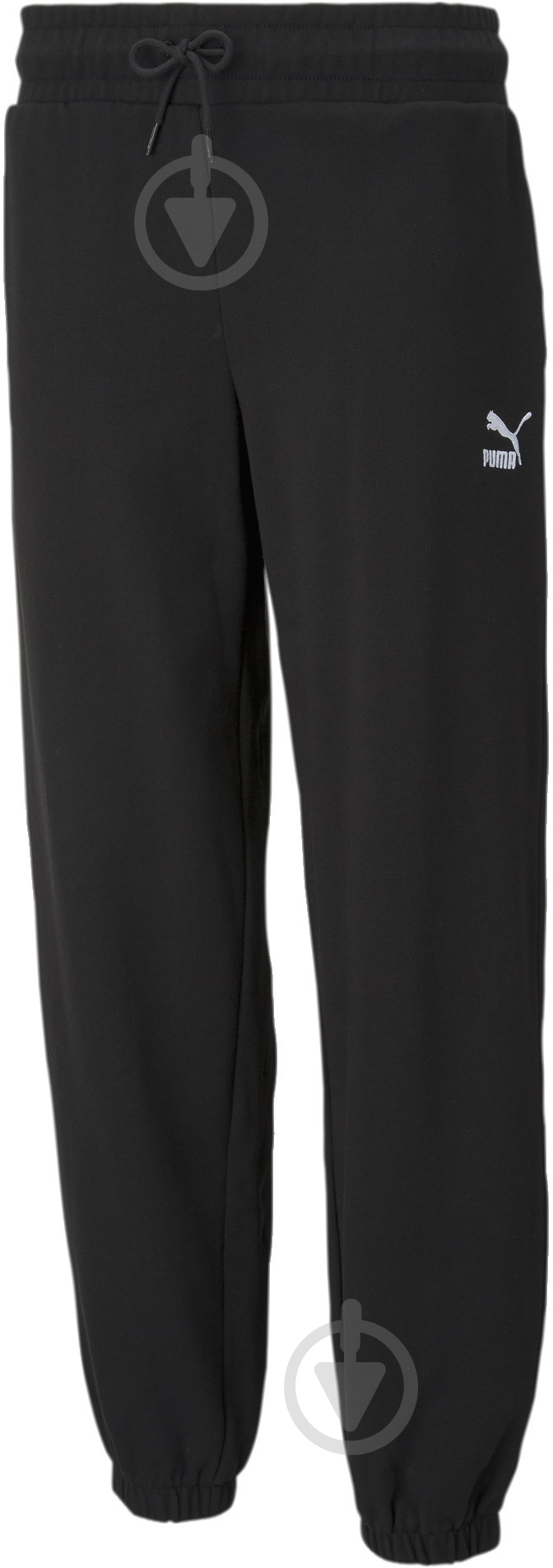 Брюки Puma Classics Relaxed Jogger 53041601 р. M черный - фото 1