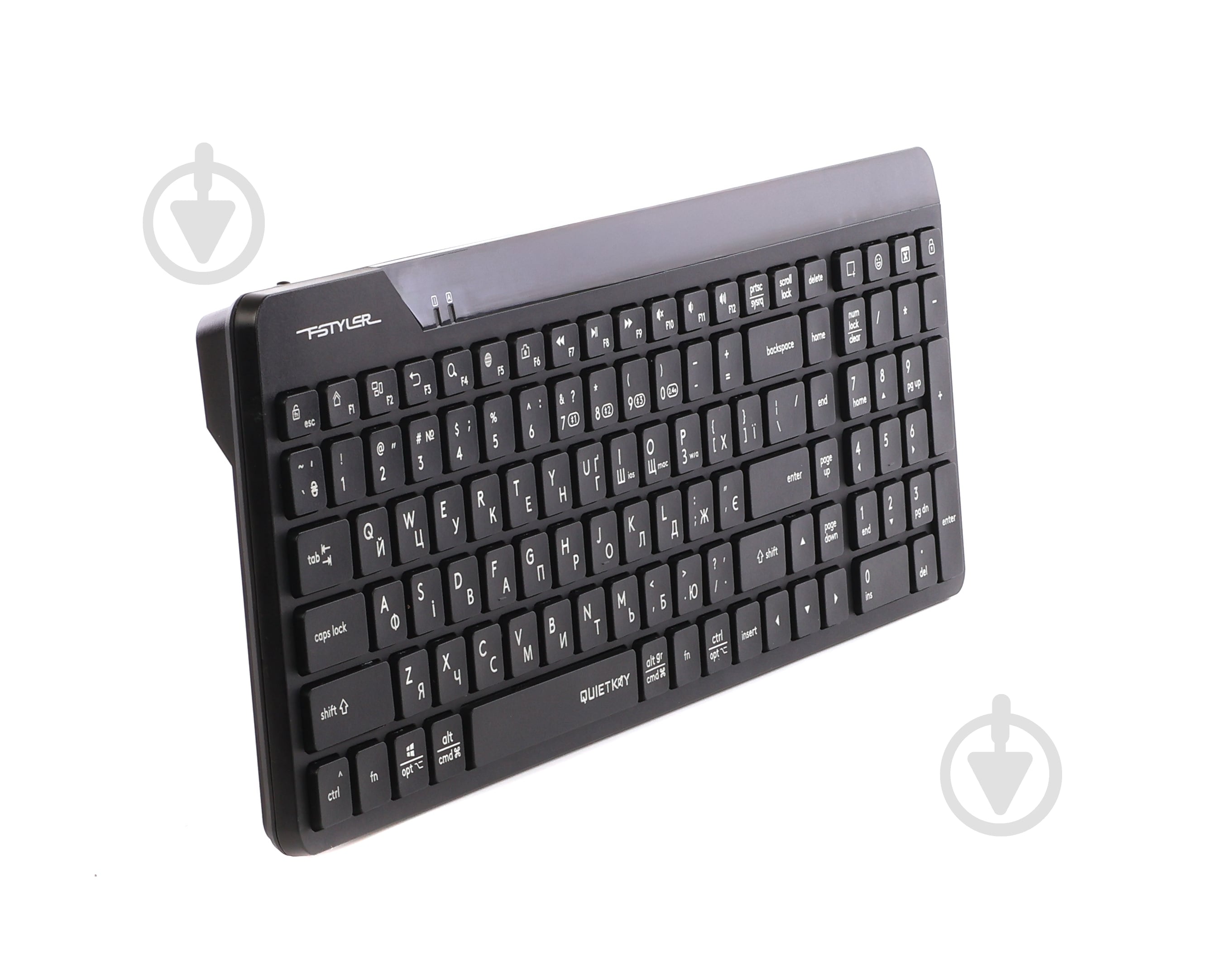Клавиатура беспроводная A4Tech (FBK23 AS (Black)) Bluetooth + 2.4 ГГц black - фото 3