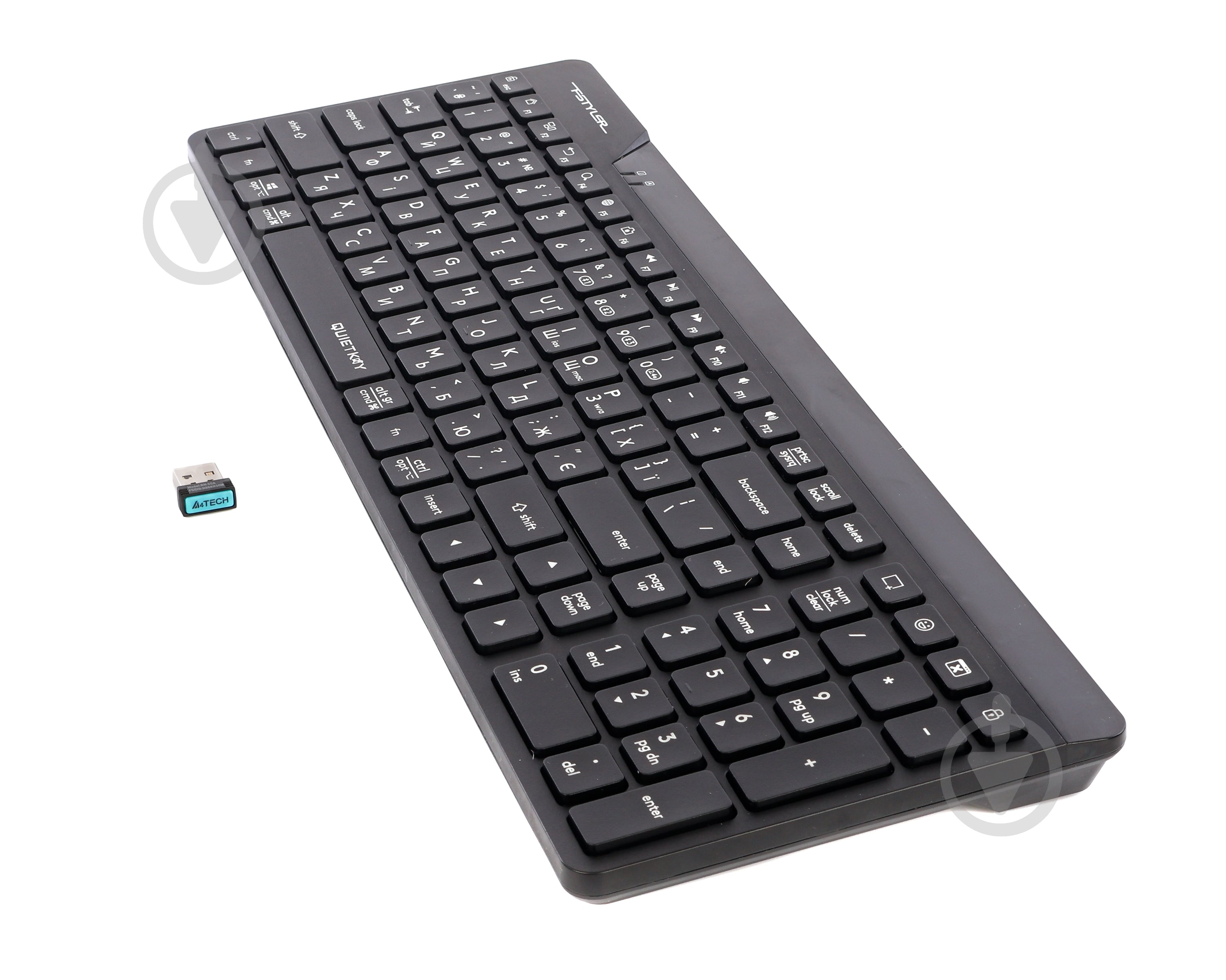Клавиатура беспроводная A4Tech (FBK23 AS (Black)) Bluetooth + 2.4 ГГц black - фото 5