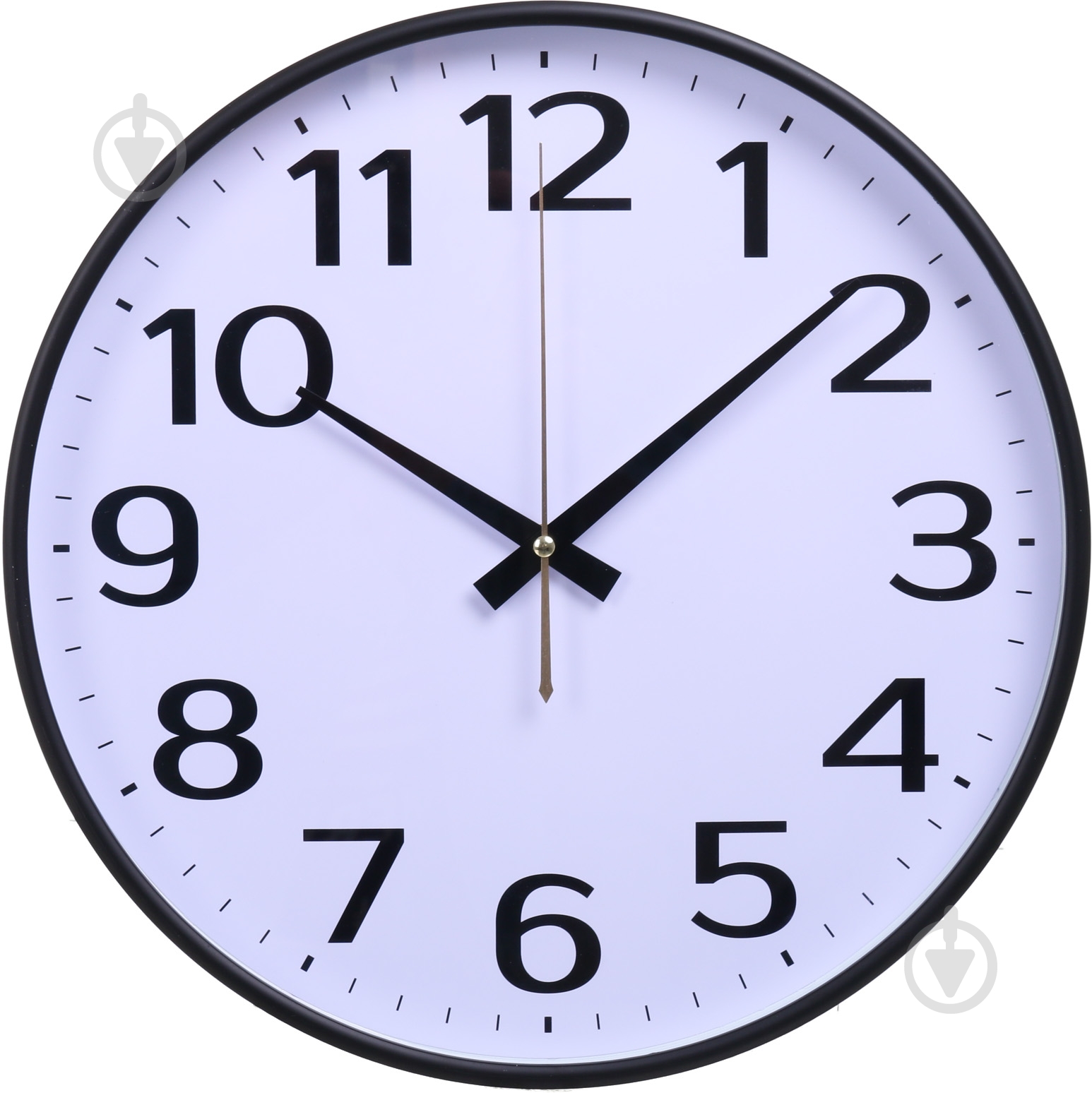 Часы настенные Split 35 см черные Ningbo Royal Clock - фото 1 Часы настенные Split 35 см черные Ningbo Royal Clock - фото 1