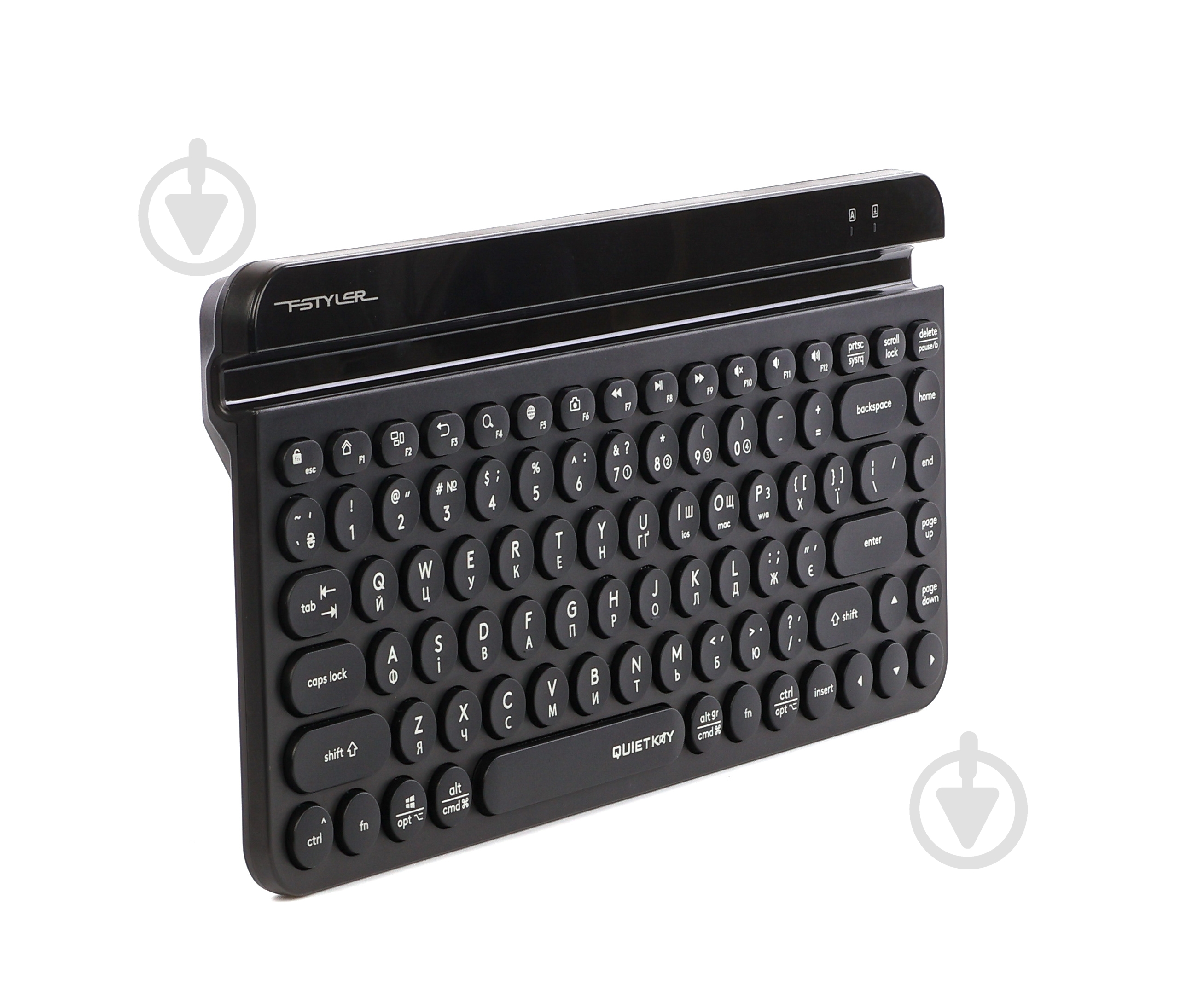 Клавиатура беспроводная A4Tech (FBK30 (Black)) Bluetooth + 2.4 ГГц black - фото 3