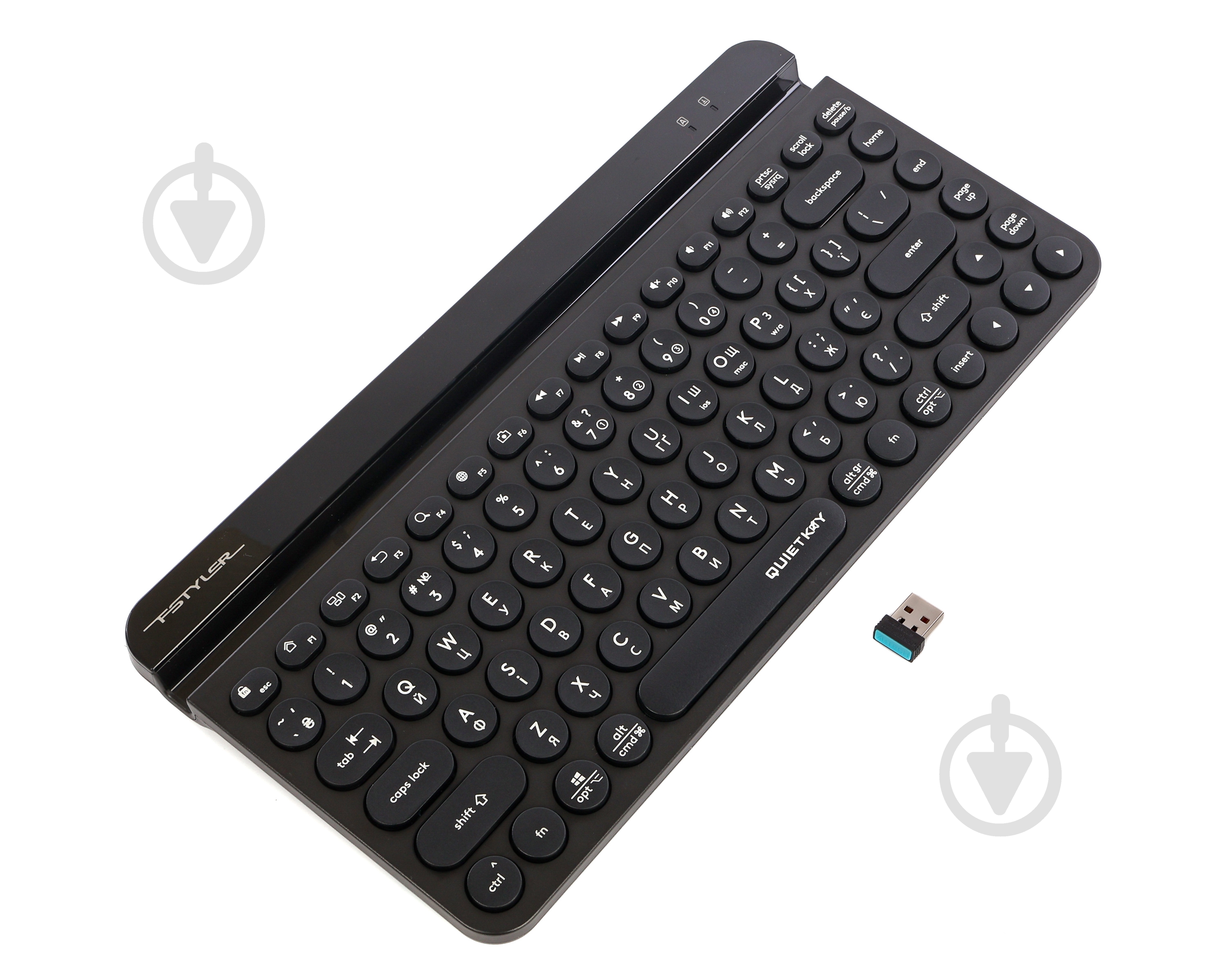 Клавиатура беспроводная A4Tech (FBK30 (Black)) Bluetooth + 2.4 ГГц black - фото 4