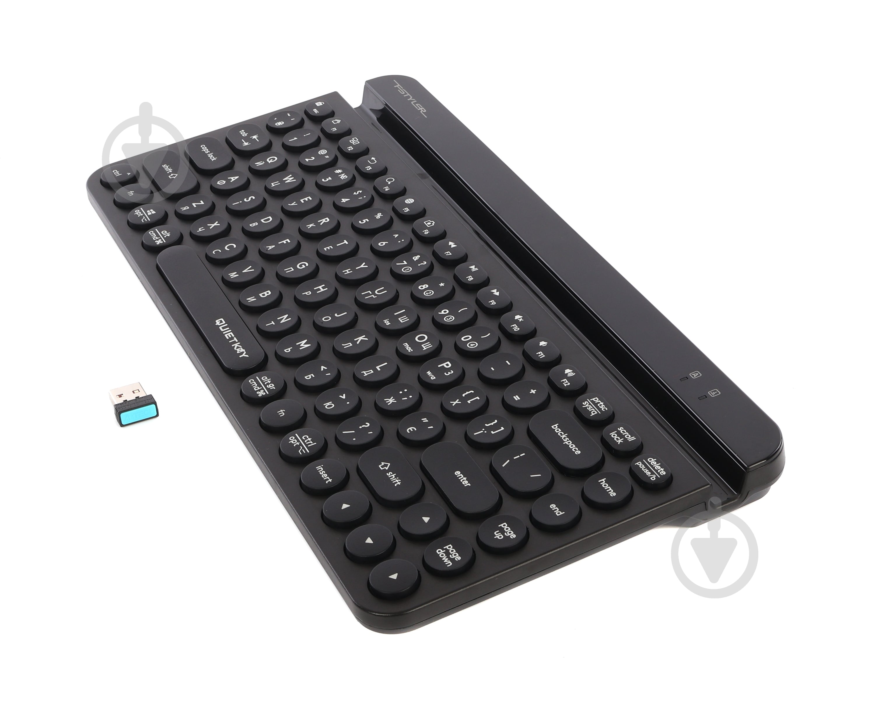 Клавиатура беспроводная A4Tech (FBK30 (Black)) Bluetooth + 2.4 ГГц black - фото 5