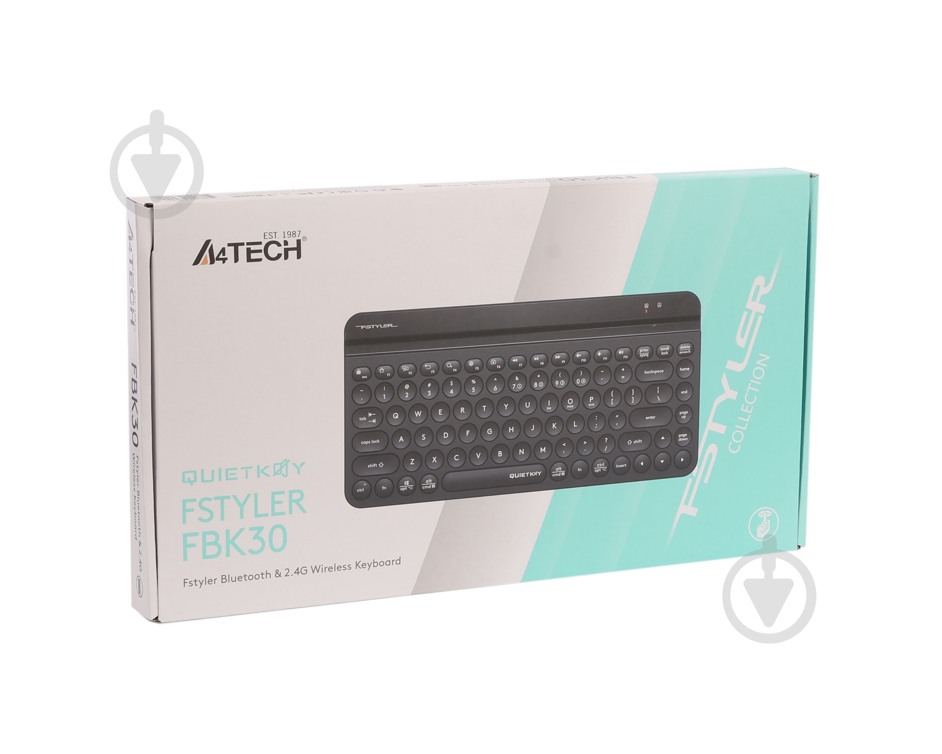 Клавиатура беспроводная A4Tech (FBK30 (Black)) Bluetooth + 2.4 ГГц black - фото 7