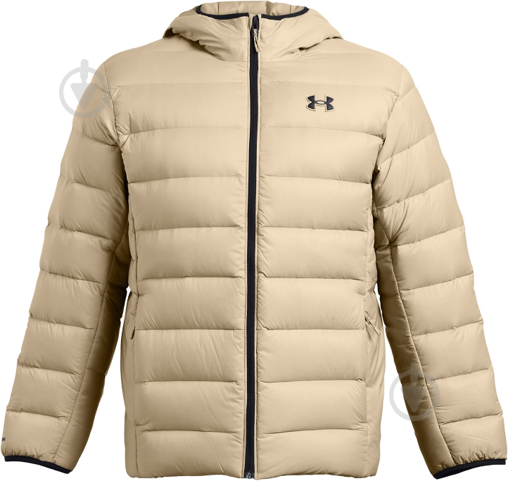 Пуховик чоловічий зимовий Under Armour LEGEND DOWN HOODED JACKET 1385837-299 р.XL бежевий - фото 7