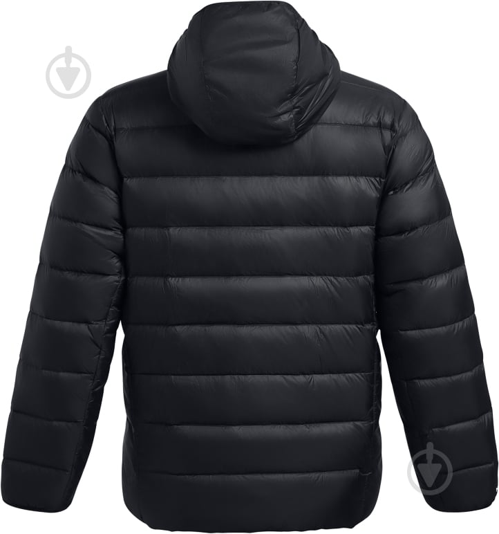 Пуховик чоловічий зимовий Under Armour LEGEND DOWN HOODED JACKET 1385837-001 р.L чорний - фото 7