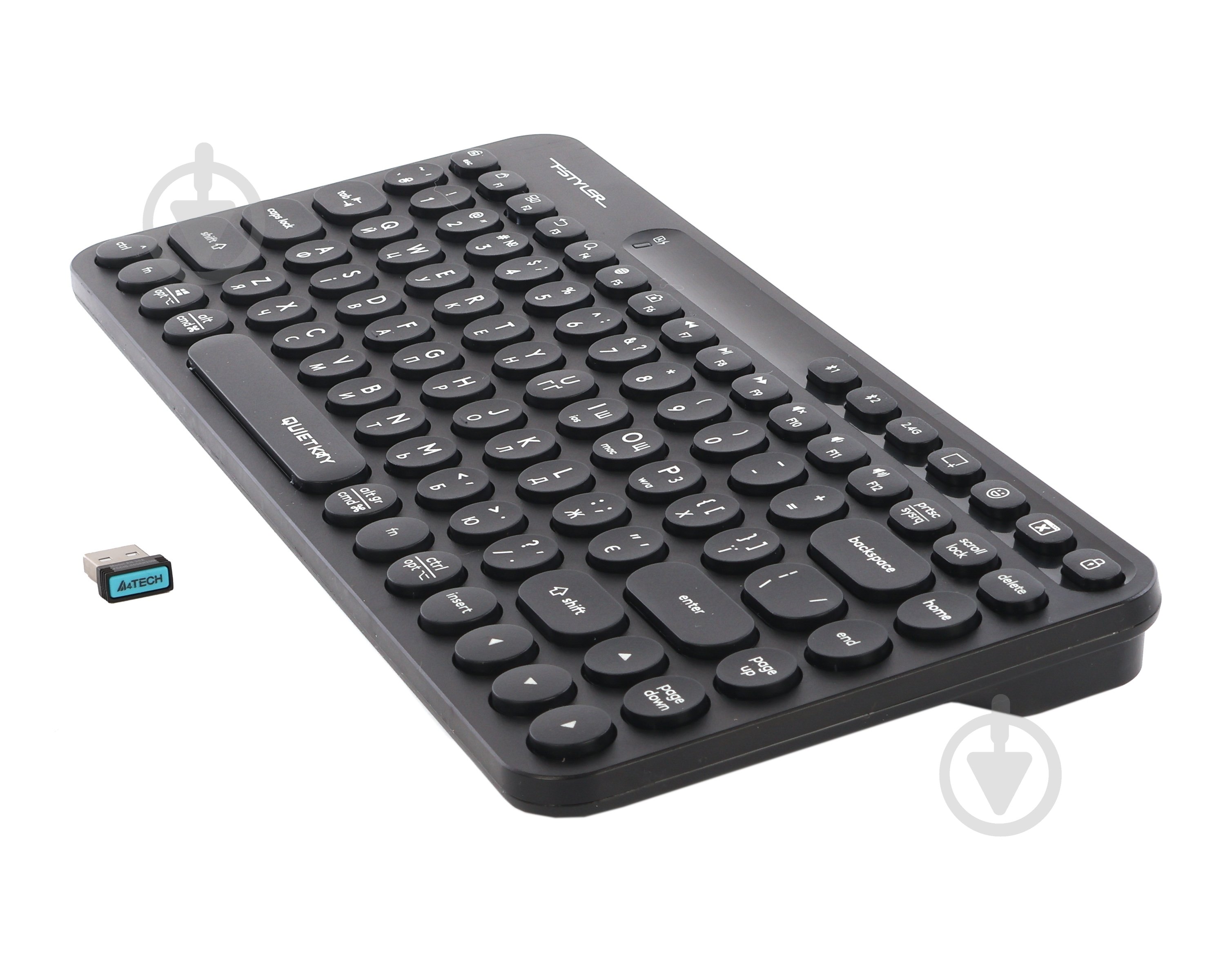 Клавиатура беспроводная A4Tech (FBK36C AS (Black)) black - фото 5