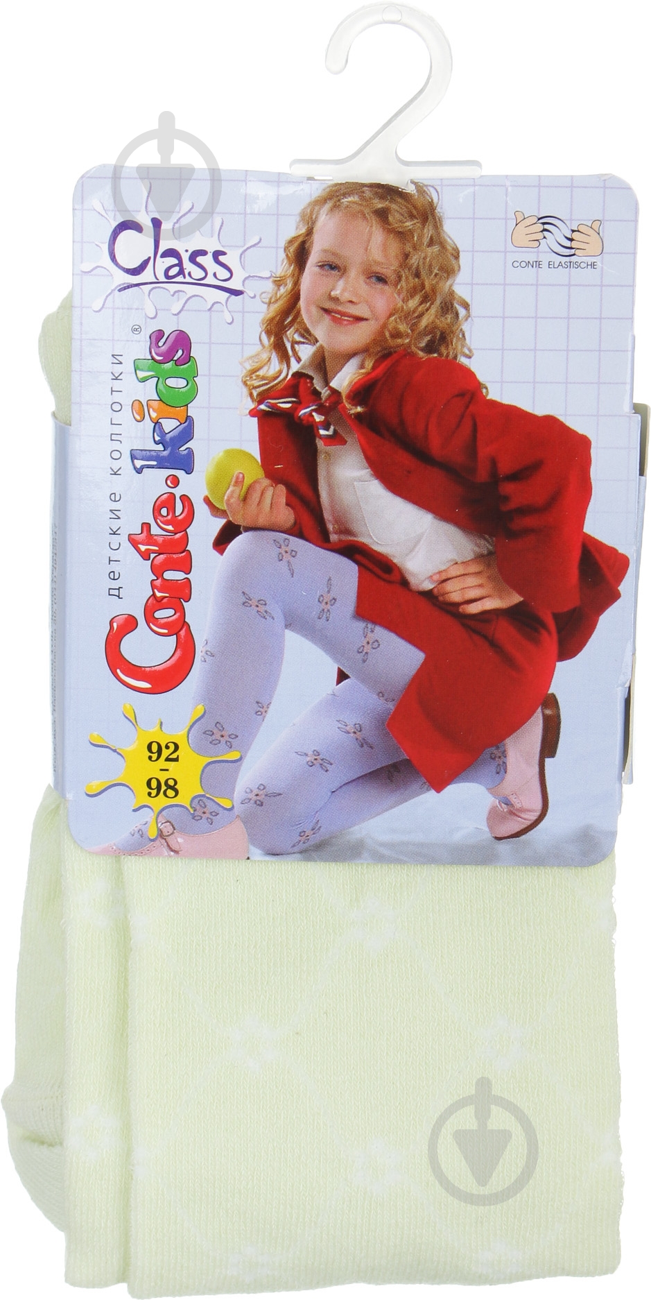 Колготки для девочек Conte-Kids CLASS салатовыйр.92 салатовый - фото 1