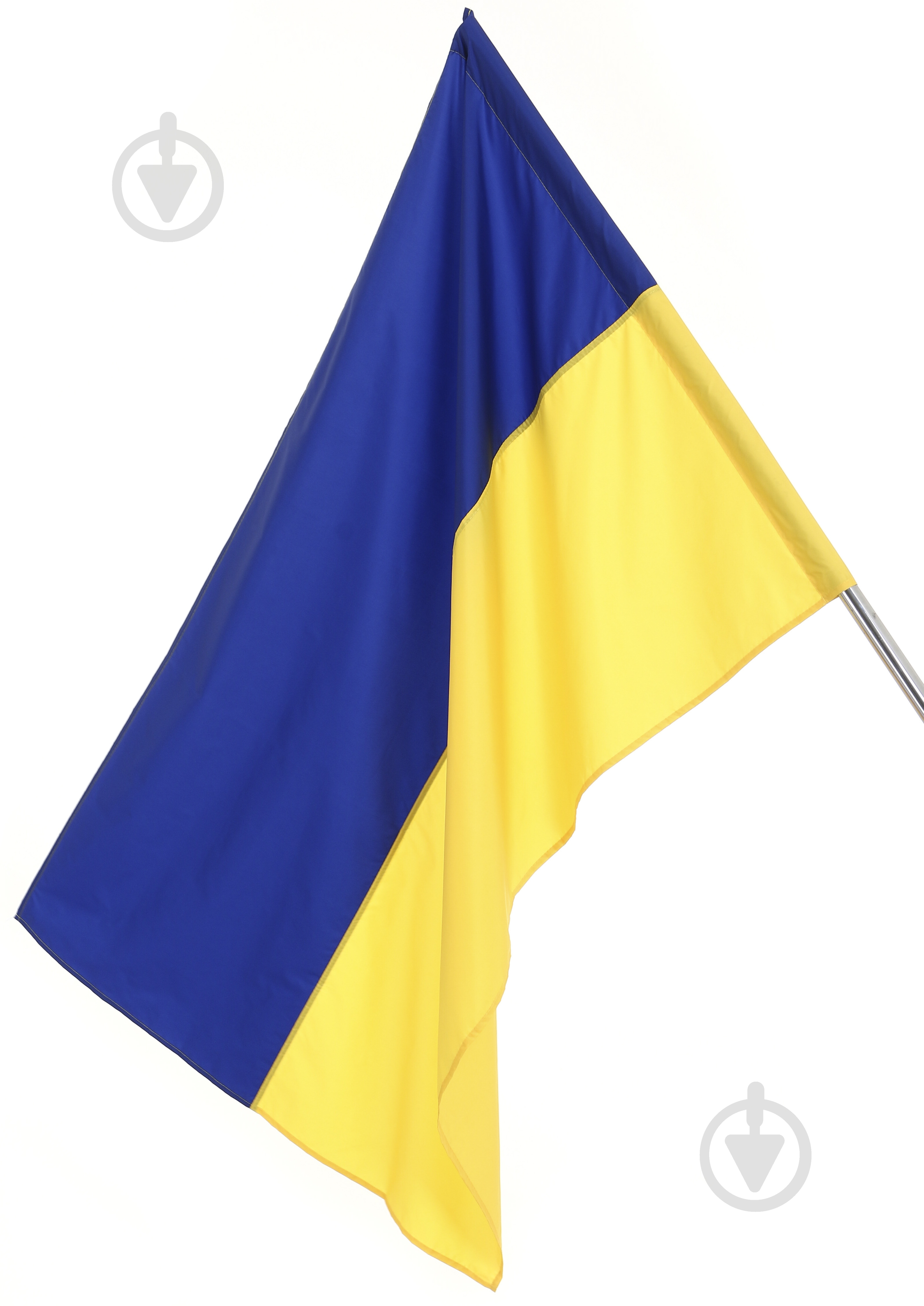 Флаг Украины в банке, сине-желтый, лакированный, 140*90см - фото 2