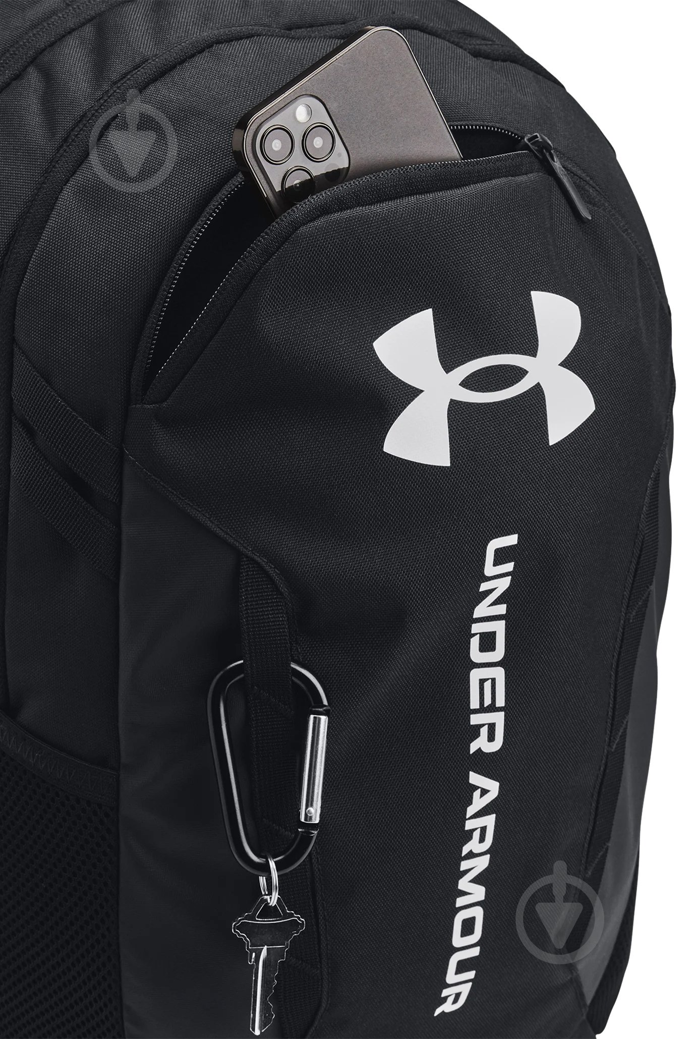 Рюкзак Under Armour UA Hustle 6.0 Backpack 1384672-002 29 л чорний - фото 3