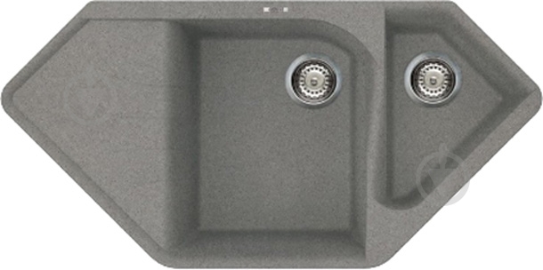 Мойка Ego Corner titanium 73 - фото 1
