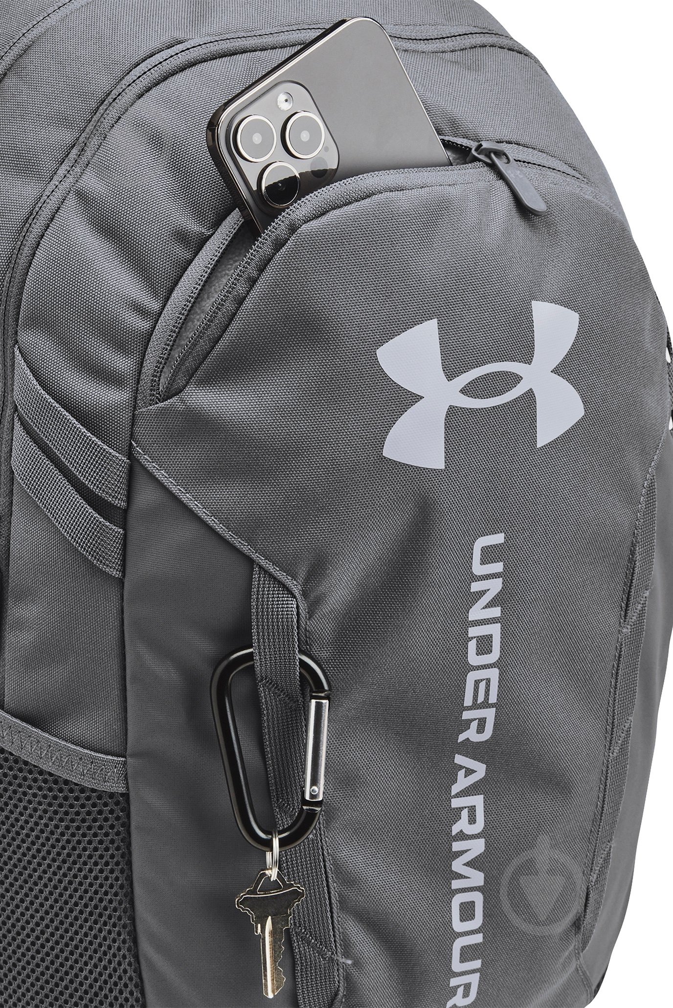 Рюкзак Under Armour UA Hustle 6.0 Backpack 1384672-025 29 л сірий - фото 3