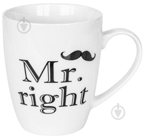 Чашка Keramia Mr. right 360 мл 21-272-049 - фото 1