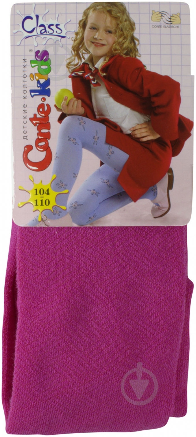Колготки для девочек Conte-Kids CLASS 199р.104 малиновый - фото 1 Колготки для девочек Conte-Kids CLASS 199р.104 малиновый - фото 1