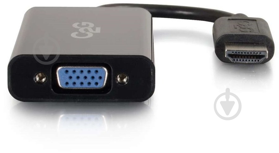 Адаптер C2G HDMI на VGA + mini jack черный (CG80501) - фото 3 Адаптер C2G HDMI на VGA + mini jack черный (CG80501) - фото 3