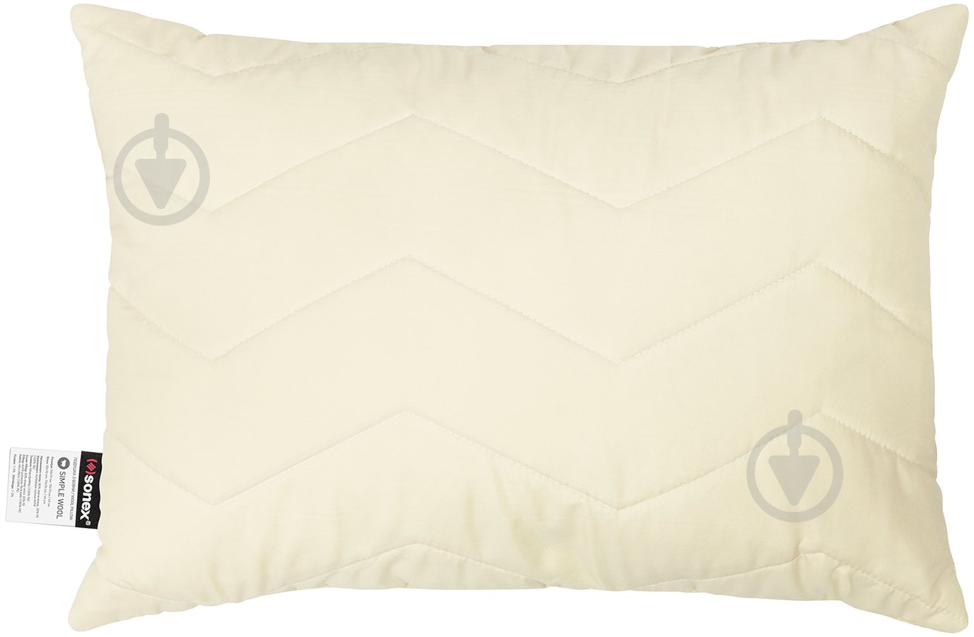 Подушка Simple Wool Sonex 50x70 см бежевый - фото 1