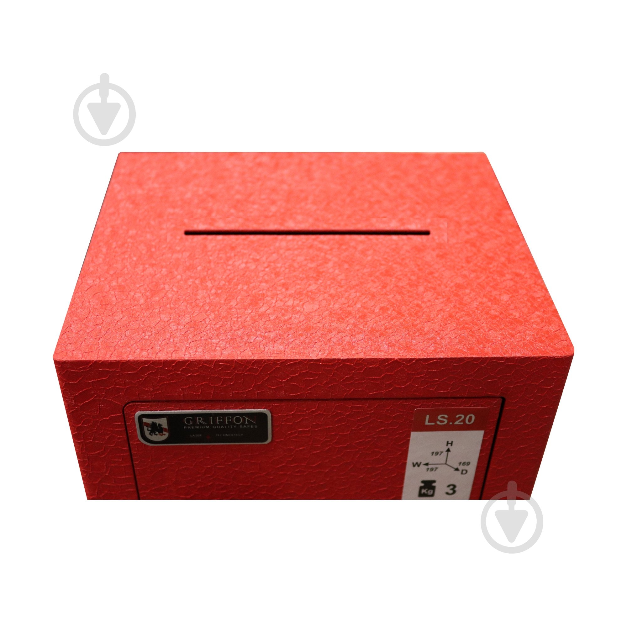 Сейф мебельный Griffon LS.20.K RED - фото 5